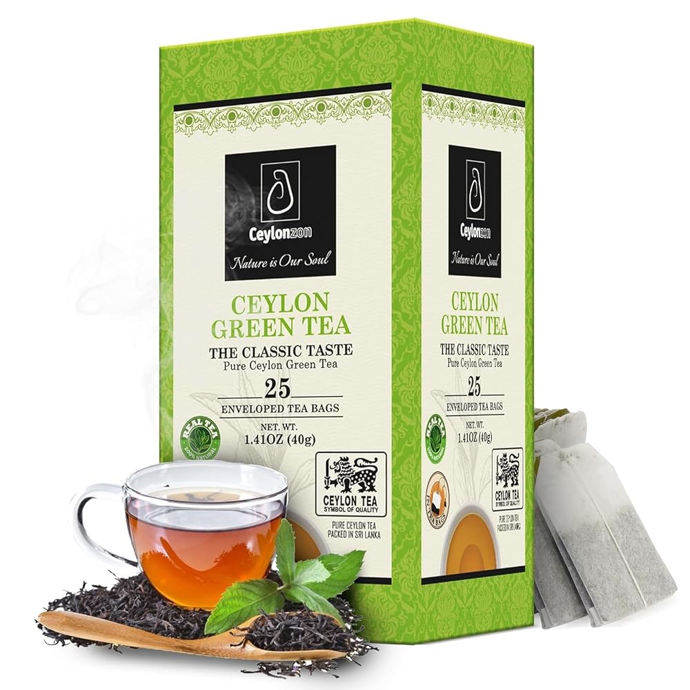 CEYLONZON Ceylon Green Tea Bags