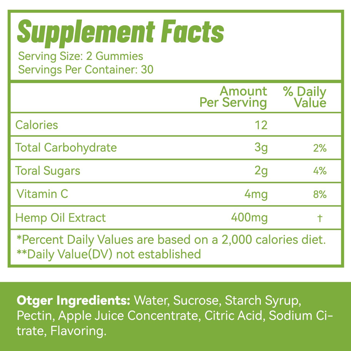 EAZGOO Natural Hemp Gummies 2,000,000 XXL Extra Strength