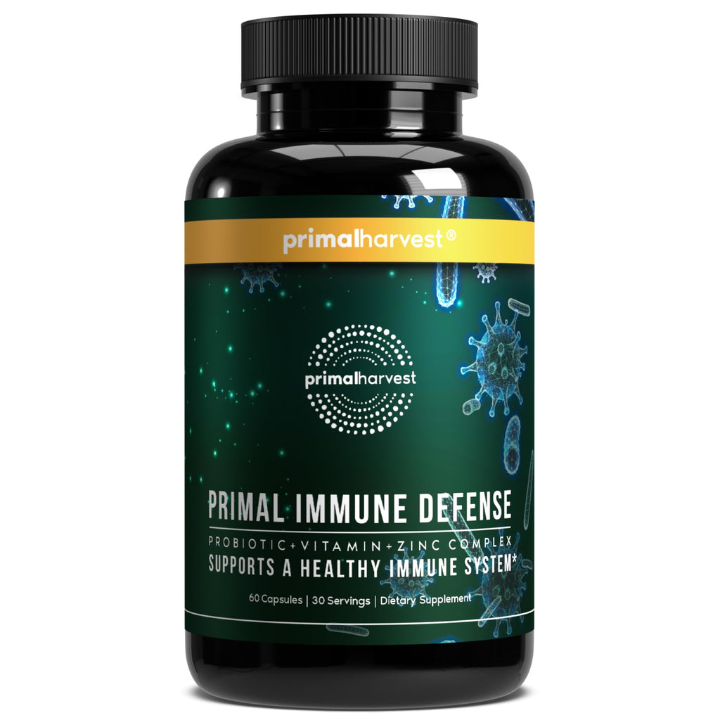 Primal Harvest Immune Defense Daily Supplement - 60 Capsules