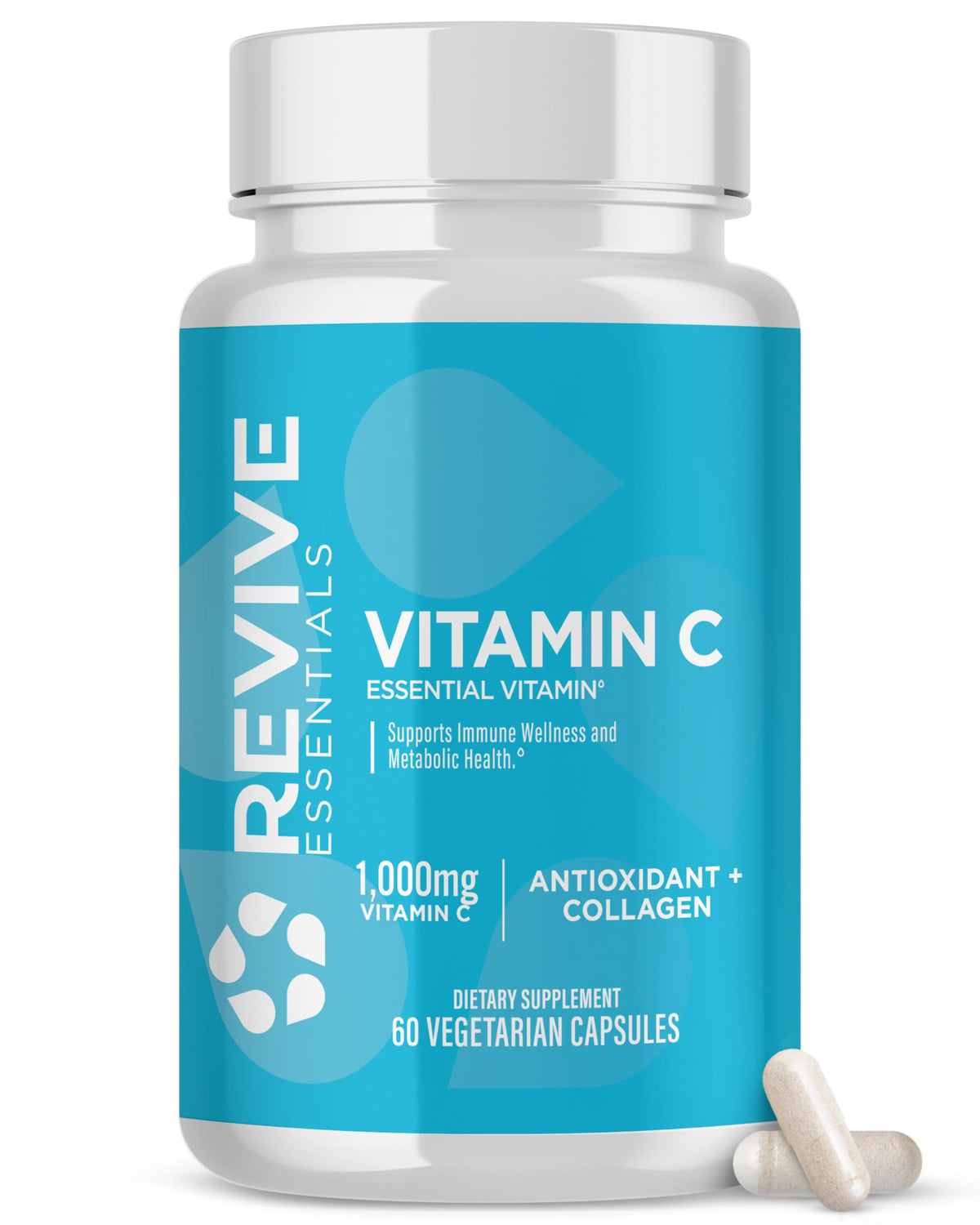 Revive MD Vitamin C 1000mg Immune Support - 200 Vegetarian Capsules