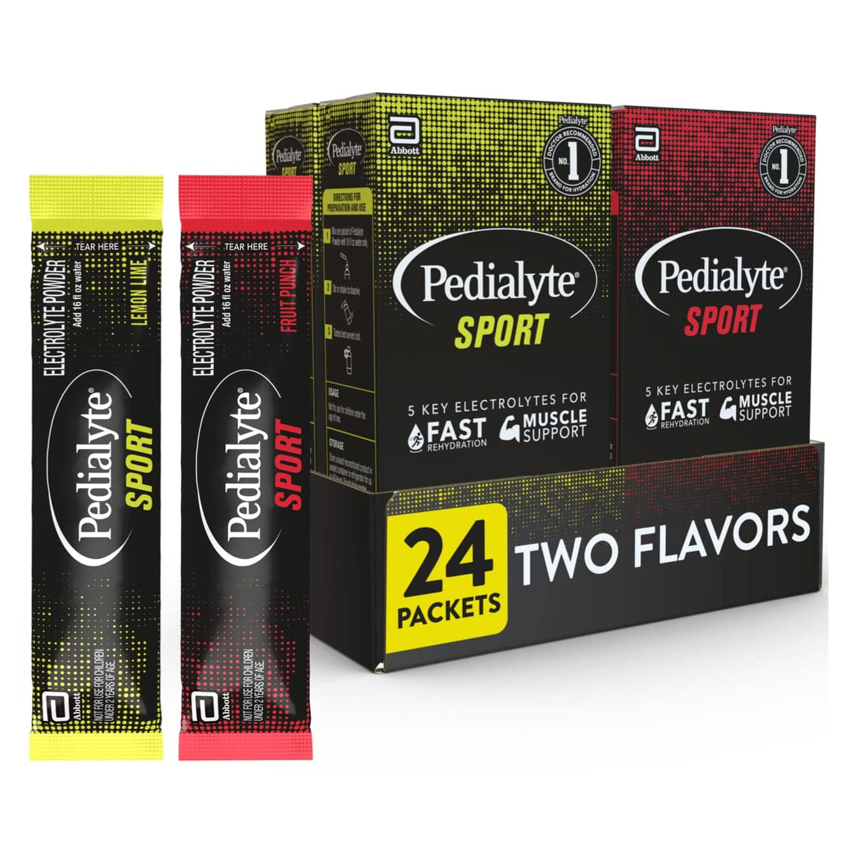 Pedialyte Fast Hydration Electrolyte Powder Packets