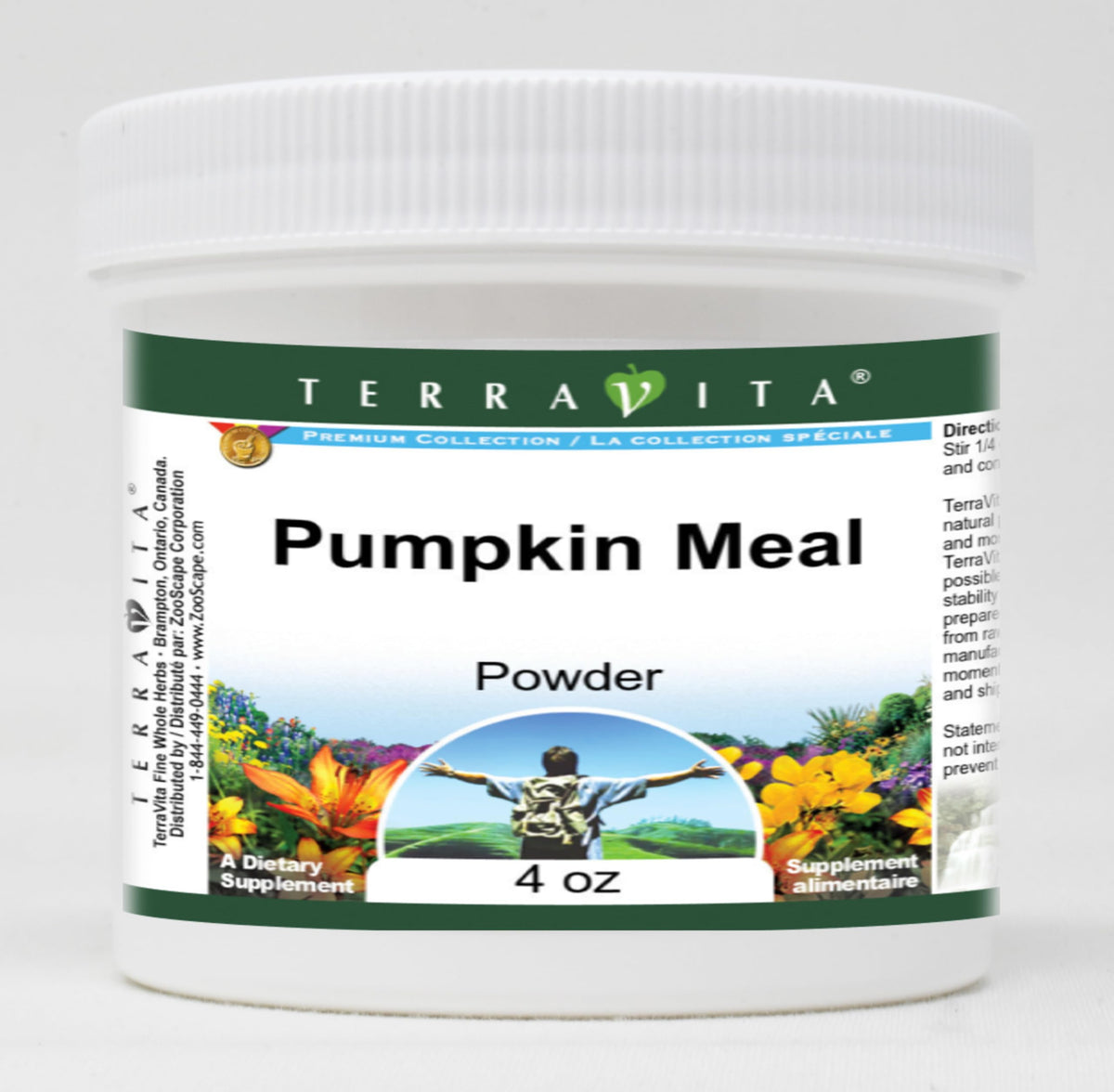 Terravita Pumpkin Meal Powder - 4 oz