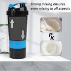 XTKS Shaker Bottle,16oz Protein Shaker Bottles with Mixing Ball, 3