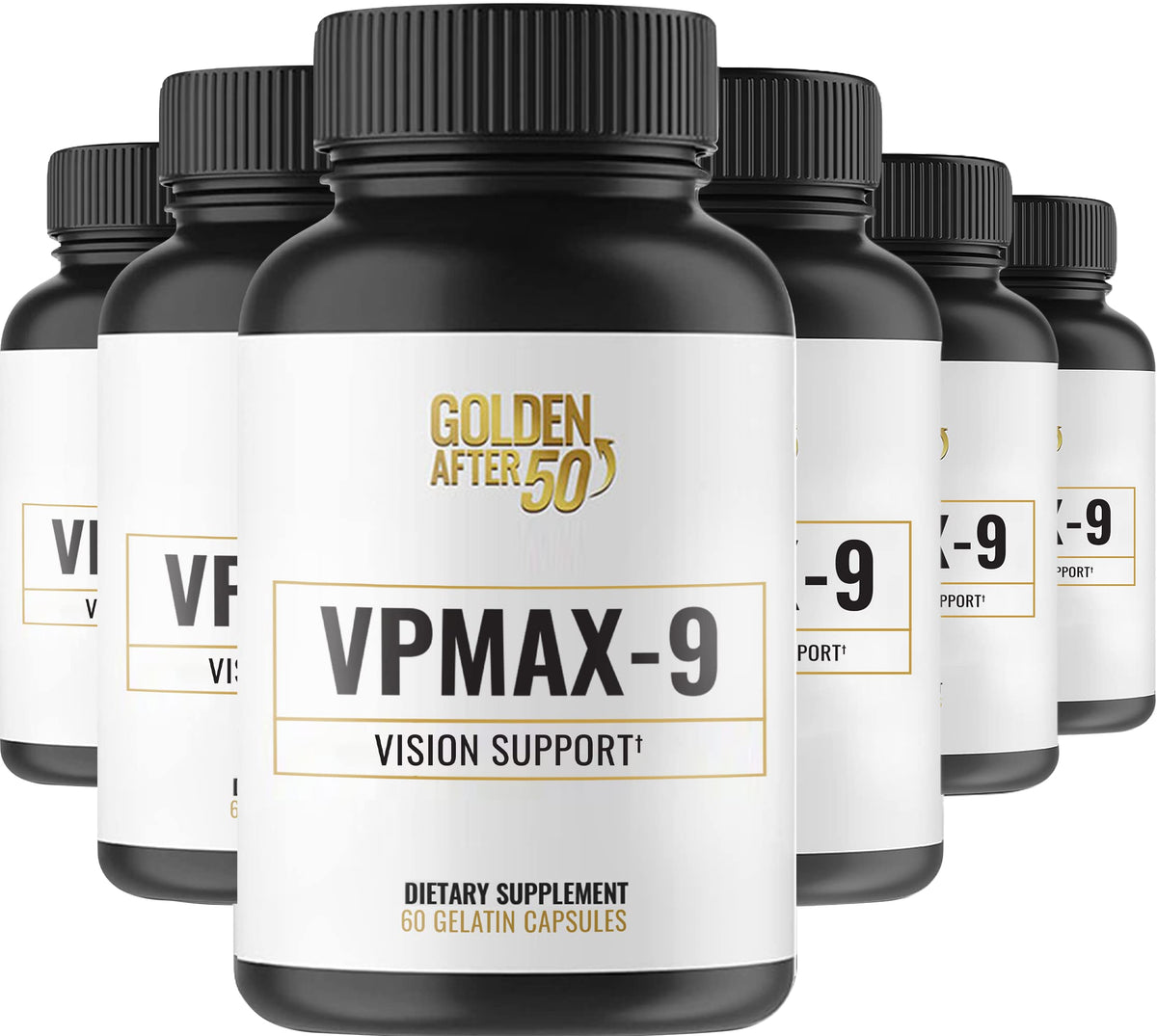 Golden After 50 VpMax-9 - Sight Care and Antioxidant Supplement