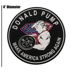 Generic Donald Pump Protein Shaker Bottle with Wire Whisk Ball - 13.5 oz - image 2