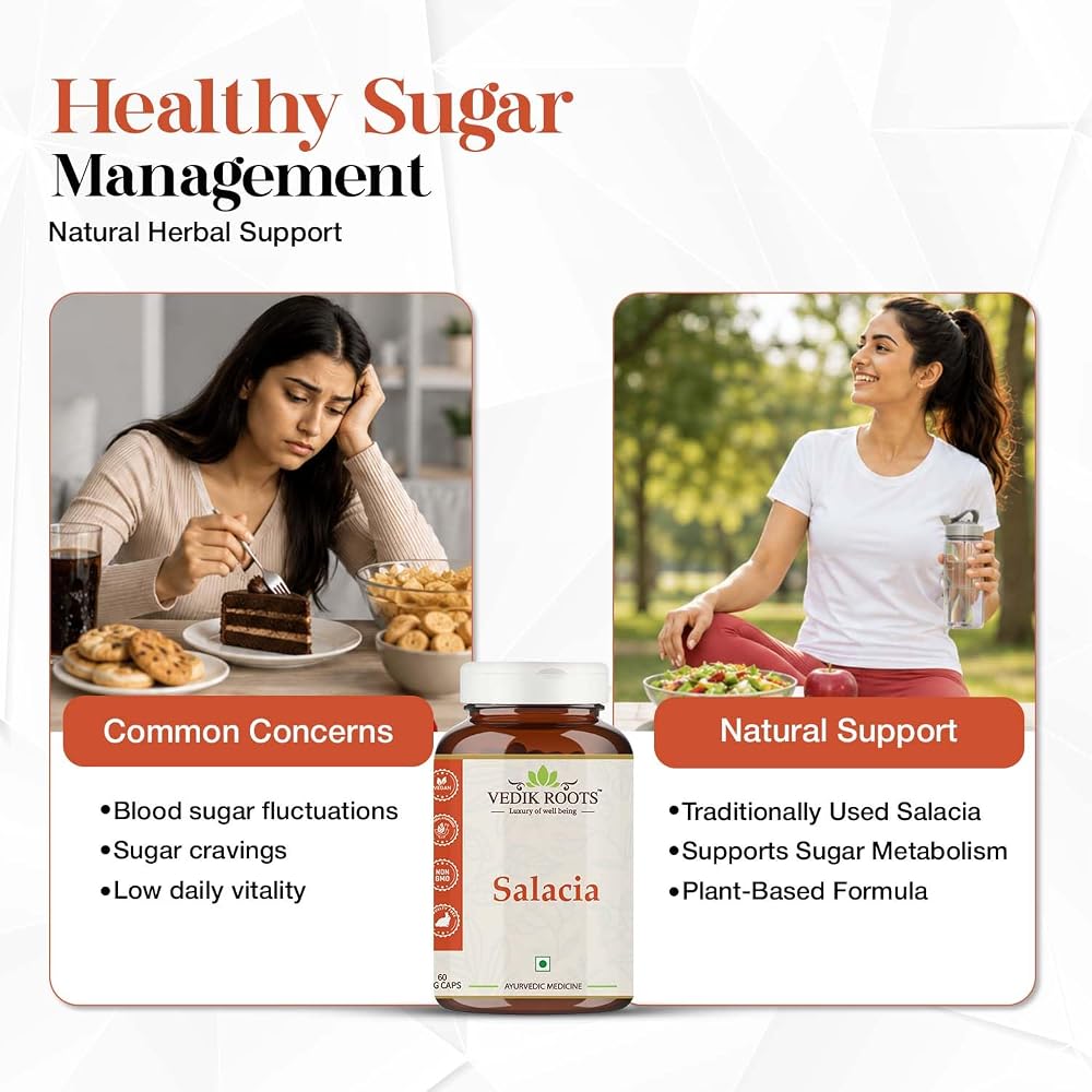 VEDIKROOTS Salacia Capsules Herbal Supplement - 60 Vegetarian Capsules - image 7