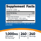Nutricost Garlic 1000mg