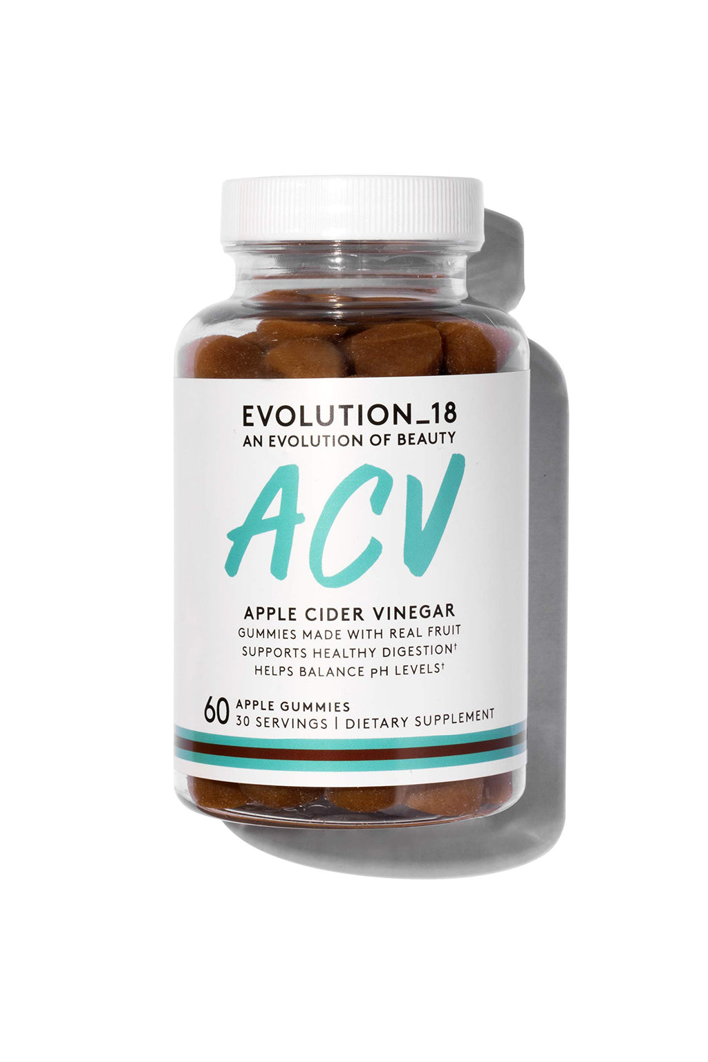 EVOLUTION18 Apple Cider Vinegar Gummy Digestive Support - 60 Gummies