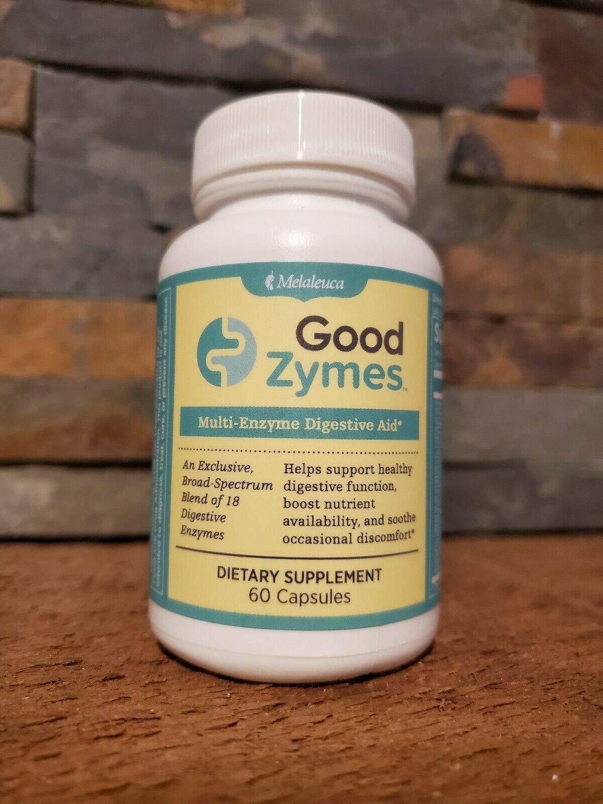 Grace NNVG Good Zymes Digestive Supplement 18-Enzyme - 60 Capsules