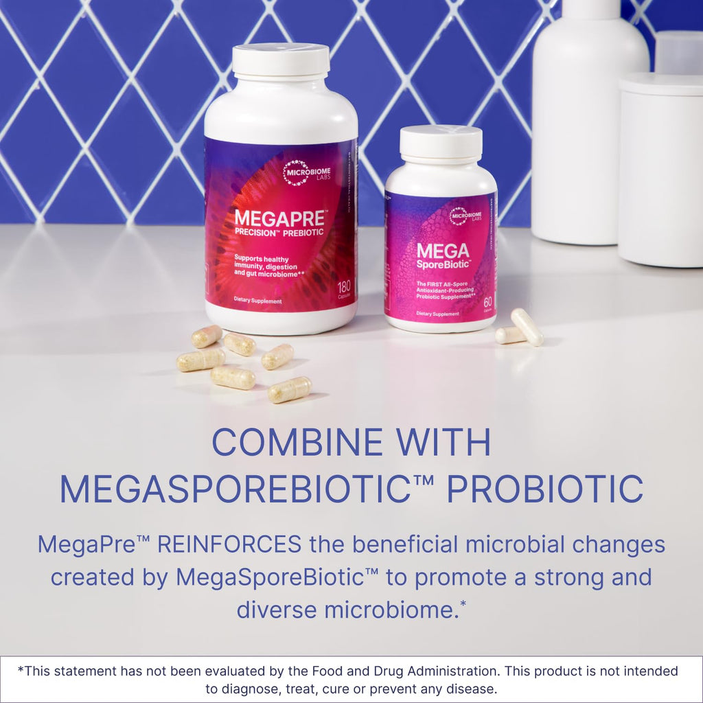 Microbiome Labs MegaPre Prebiotics Supplement for Women & Men