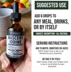 THE HEALTHY LIFE 4 ME Nascent Iodine Drops 2800mcg - 2 Fl Oz - image 9