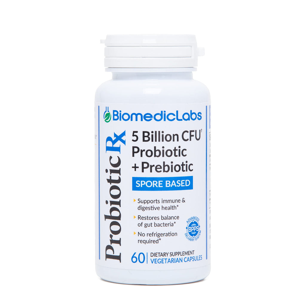 Biomedic Labs RX Probiotic 5 Billion CFU - 60 Vegetarian Capsules