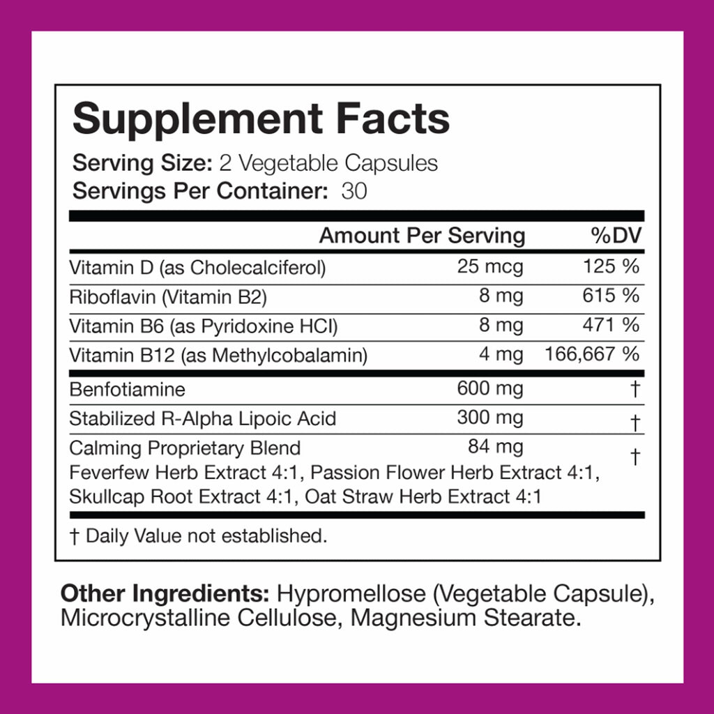 NERVE RENEW Advanced Nerve Support Supplement - 60 Capsules - image 2