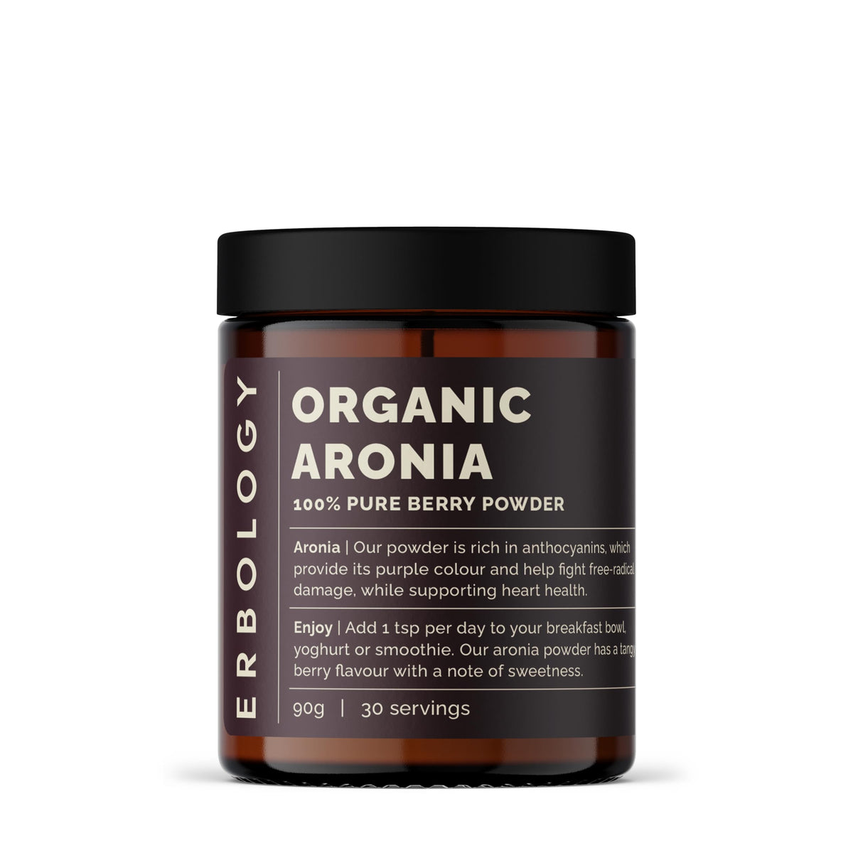 Erbology Organic Aronia Berry Powder - 30 Servings