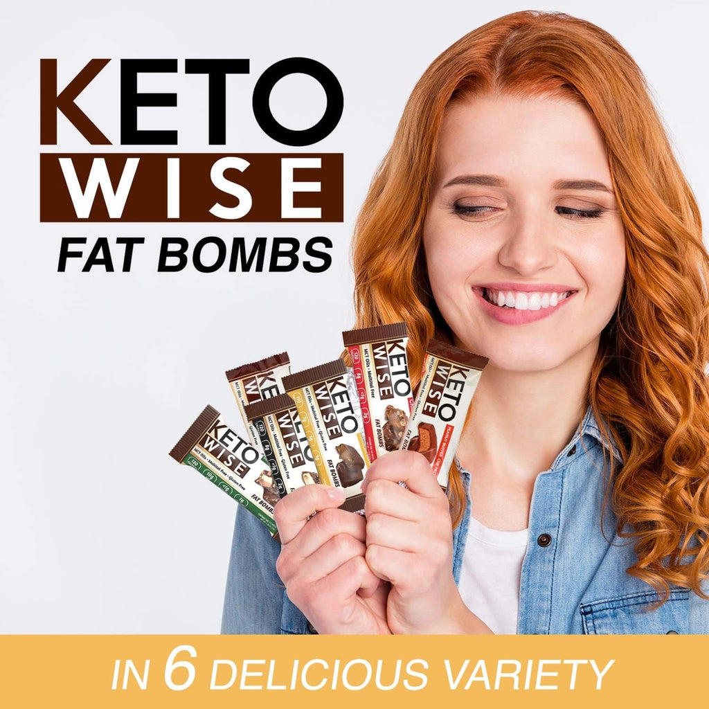 Keto Wise Fat Bombs - Made with Chocolate containing MCT Oil - Low Fat