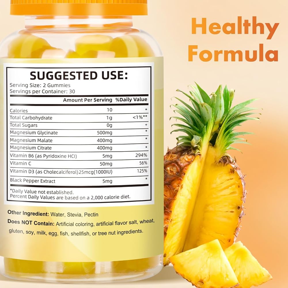 VIFSSG Magnesium Glycinate Gummies 500 Mg