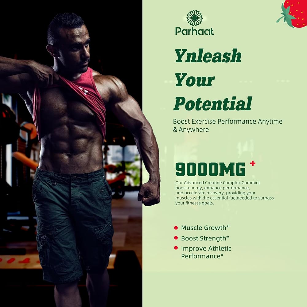 Parhaat EAA Gummies Essential Amino Acids - 120 Gummies - image 3
