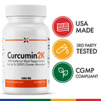 Stop Aging Now Curcumin2K Formula with Bioperine - 180 Vegetarian Capsules - image 4