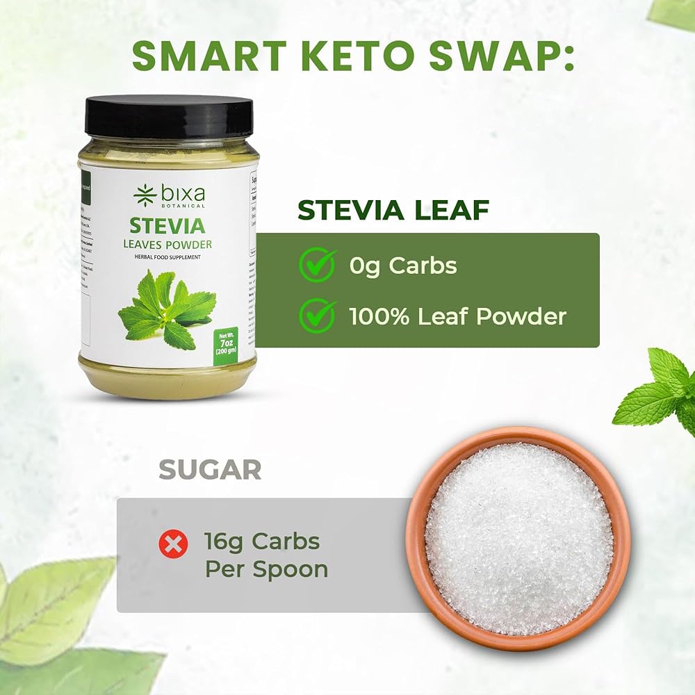 bixa BOTANICAL Stevia Leaf Powder - 200 Grams - image 6