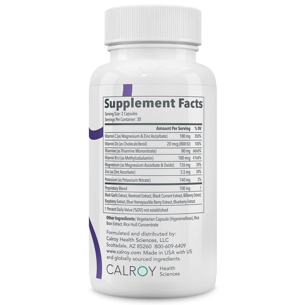 Calroy Vascanox HP Nitric Oxide Support - 60 Vegan Capsules - image 5