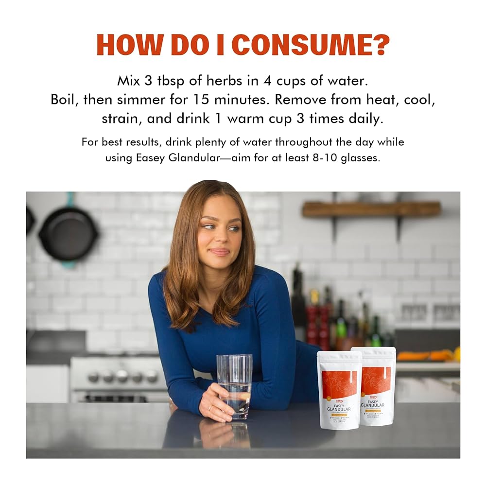 Easey Series Glandular Thyroid Support Herbal Supplement - 4oz - image 4