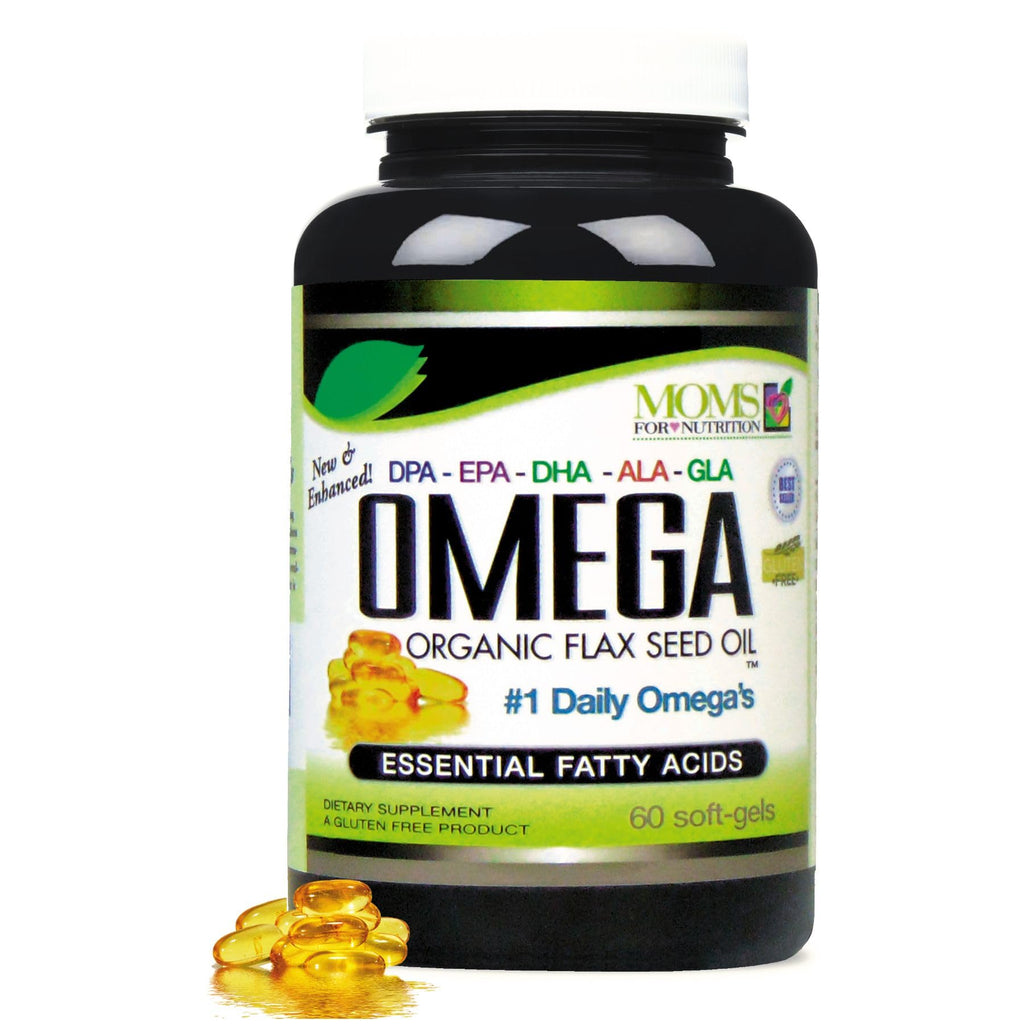 Moms For Nutrition Omega 3-6-9 Blend with Fish Oil - 60 Softgels