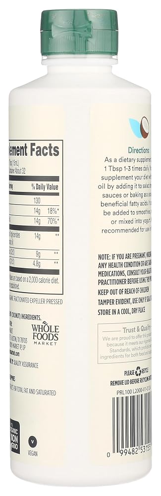 365 by Whole Foods Market Organic MCT Oil - 16 Fl Oz - image 2