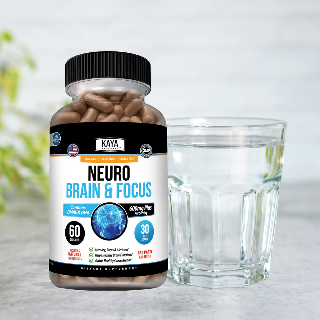 Kaya Naturals - Neuro Brain & Focus Supplement - Neurofactor & B