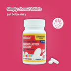 Milkaid Junior Lactase Enzyme Chewable Tablets - 60 Count - image 4