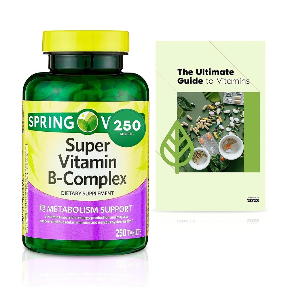 Generic Sprin Val-Ley Super Vitamin B-Complex Tablets - 250 Count