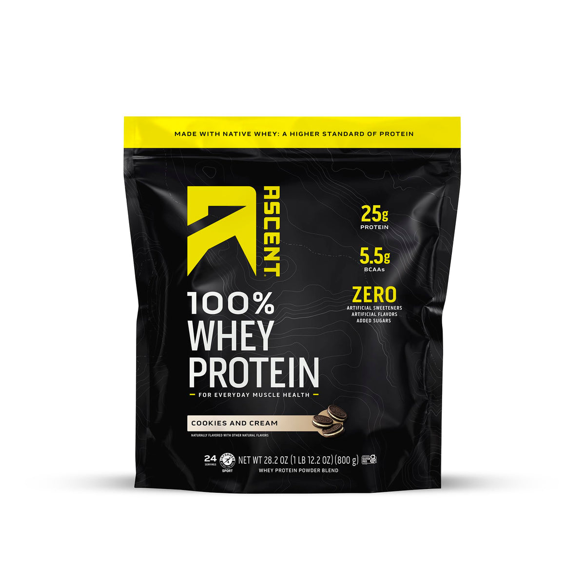 Ascent Whey Protein Powder - Post Workout Whey Protein Isolate