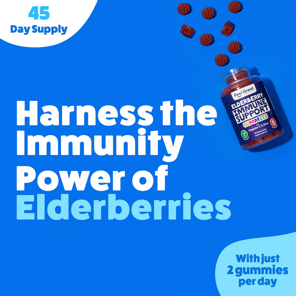 The Feel Great Vitamin Company Sambucus Elderberry Gummies with Zinc & Vitamin C - image 5