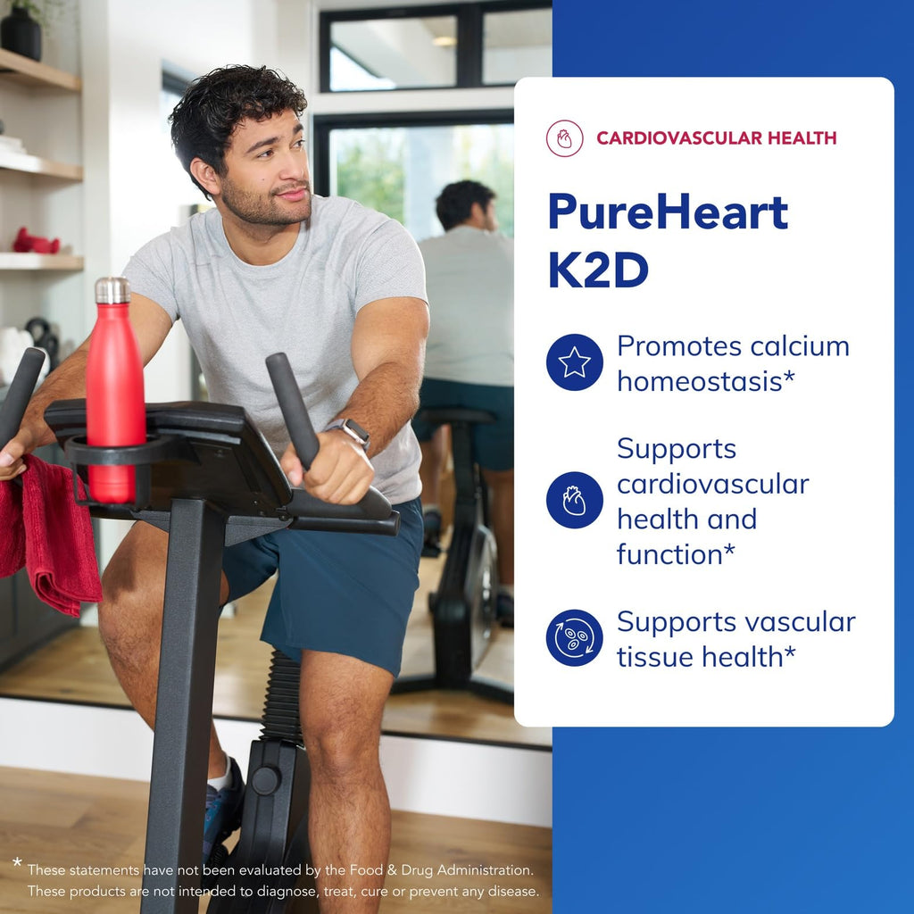 Pure Encapsulations PureHeart K2D Vitamin D3 & K2 - 60 Capsules - image 3