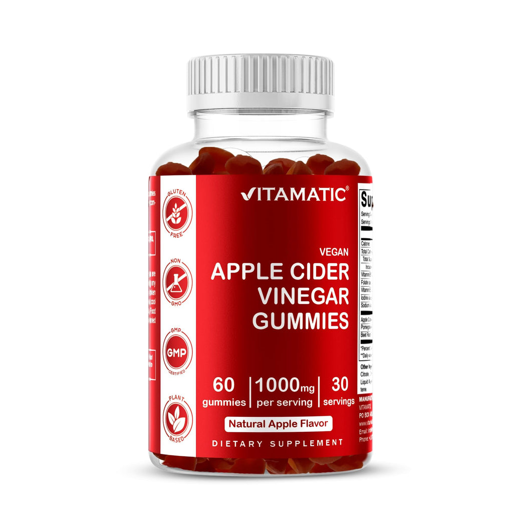 Vitamatic Apple Cider Vinegar Gummies 1000 mg - 60 Gummies
