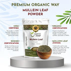 Organic Way Mullein Leaf Powder - 8 Ounce - image 4