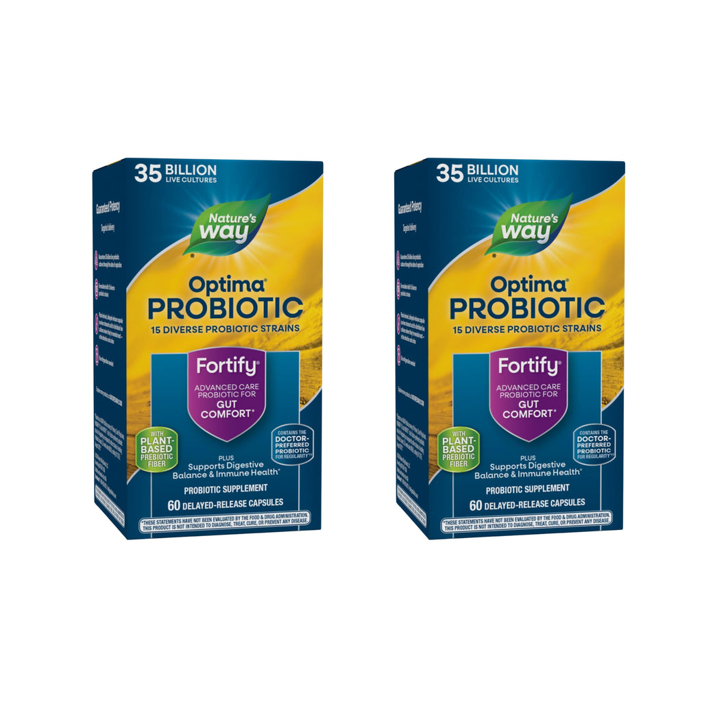 Nature's Way Fortify Optima Probiotic 35 Billion CFU - 120 Capsules