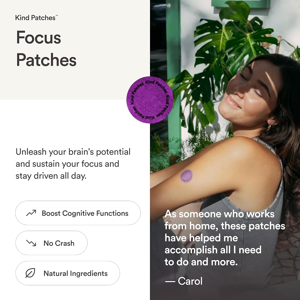 Kind Patches Focus Patches for Mental Clarity - 30 Count - image 5