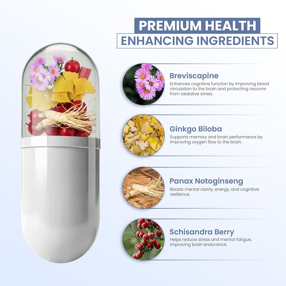 ZEN LIFE HERB IQ+ Brain Herbal Supplement - 60 Softgels - image 2