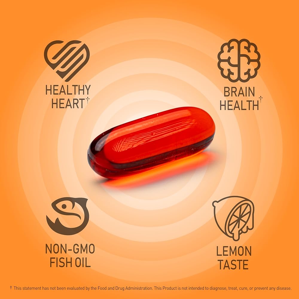 NANOWELL Omega-3 Fish Oil 1714mg, Astaxanthin & Vitamin E, 60ct