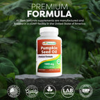 Best Naturals Pumpkin Seed Oil Bladder Control 1000 mg - 180 Softgels - image 5