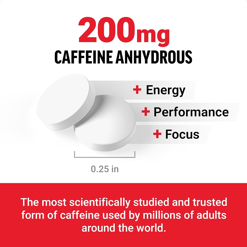 Force Factor Caffeine Pills 200mg