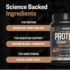 ONNIT Grass Fed Whey Isolate Protein Powder