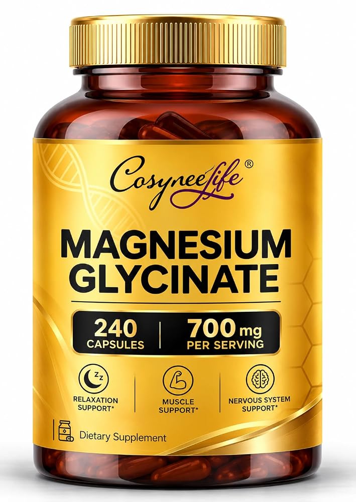 Cosynee Magnesium Glycinate 700mg - 240 Capsules