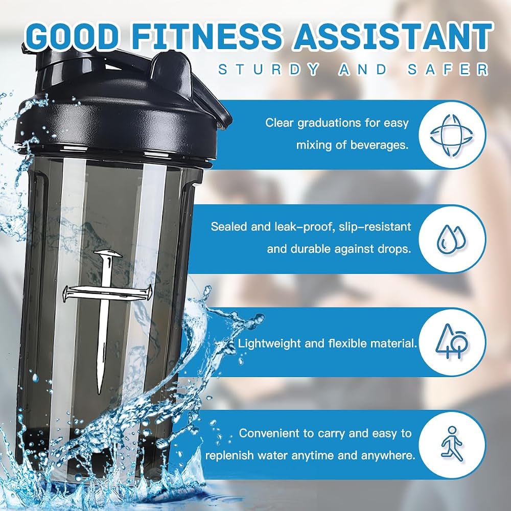 generic Shaker Cup,Fashion Theme Pattern Shaker Bottle Leak-proof