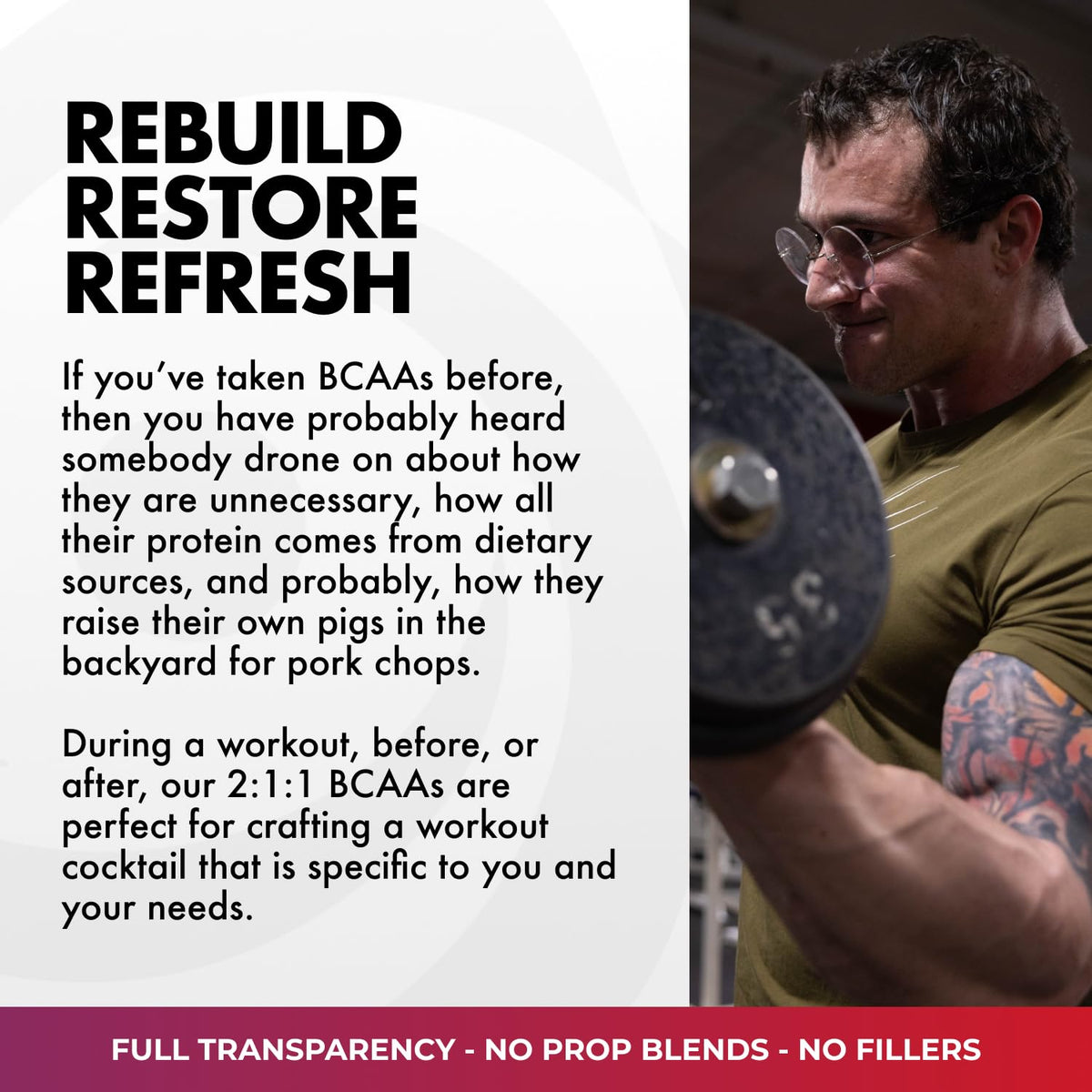 Core Nutritionals BCAA Powder Muscle Recovery Support - 60 Servings - image 4