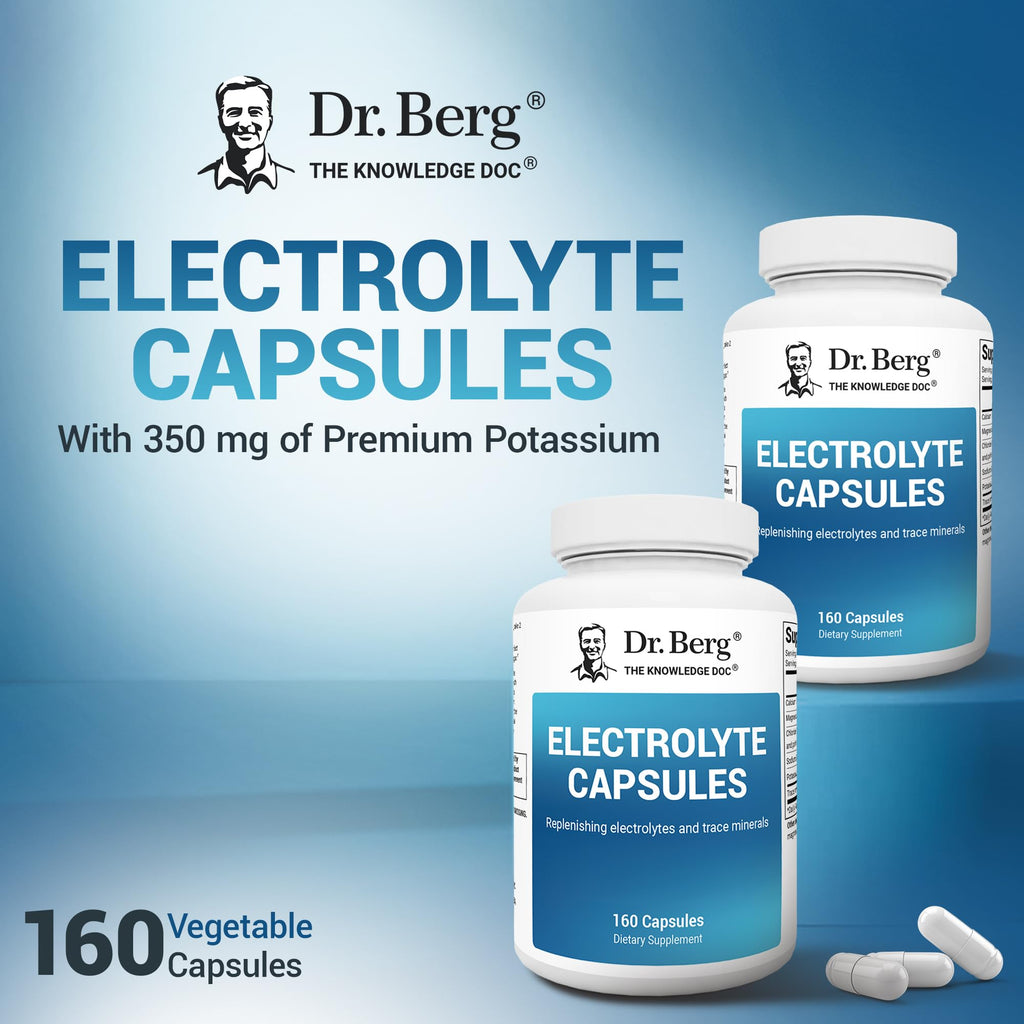 Dr. Berg Electrolyte Capsules for Energy & Hydration - 160 Capsules - image 4