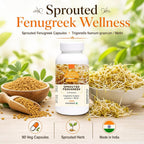 YOGIS HERBS Sprouted Fenugreek Capsules - 90 Vegetarian Capsules - image 2