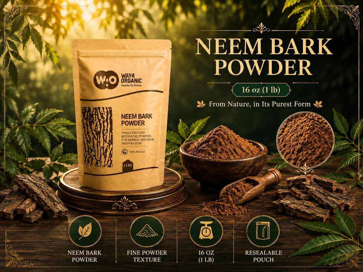 WAY 4 ORGANIC Neem Bark Powder - 16 oz - image 5