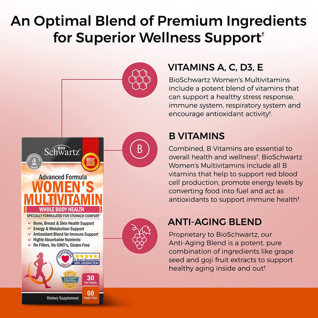 BioSchwartz Multivitamin for Women with Vitamin D3 - Multivitamins