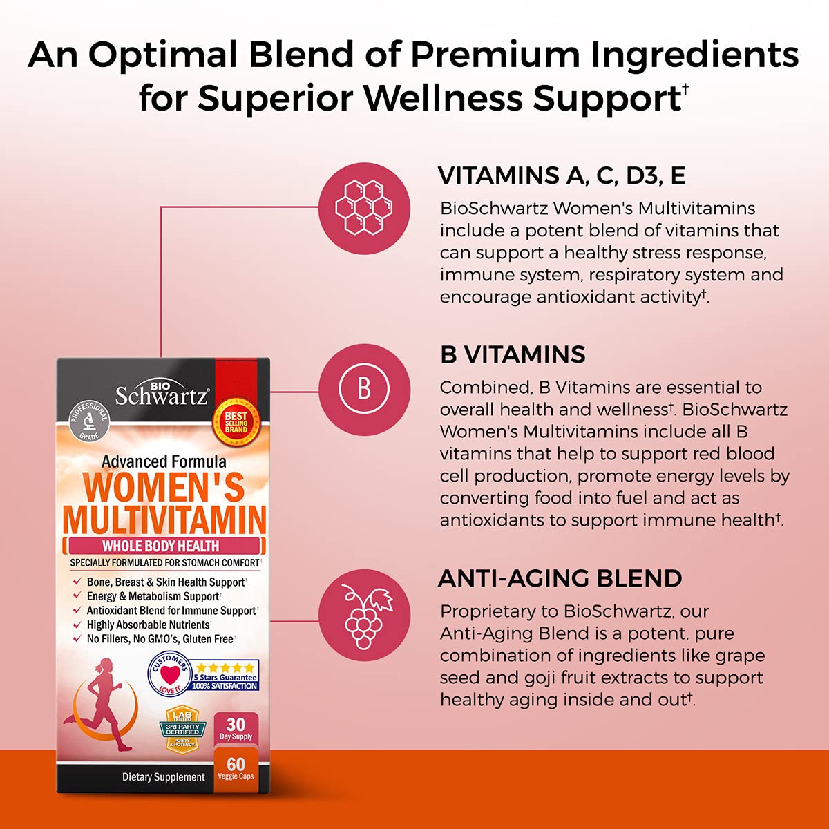 BioSchwartz Multivitamin for Women with Vitamin D3 - Multivitamins